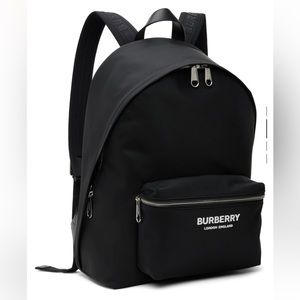 （sold)Burberry Logo Print Nylon Backpack